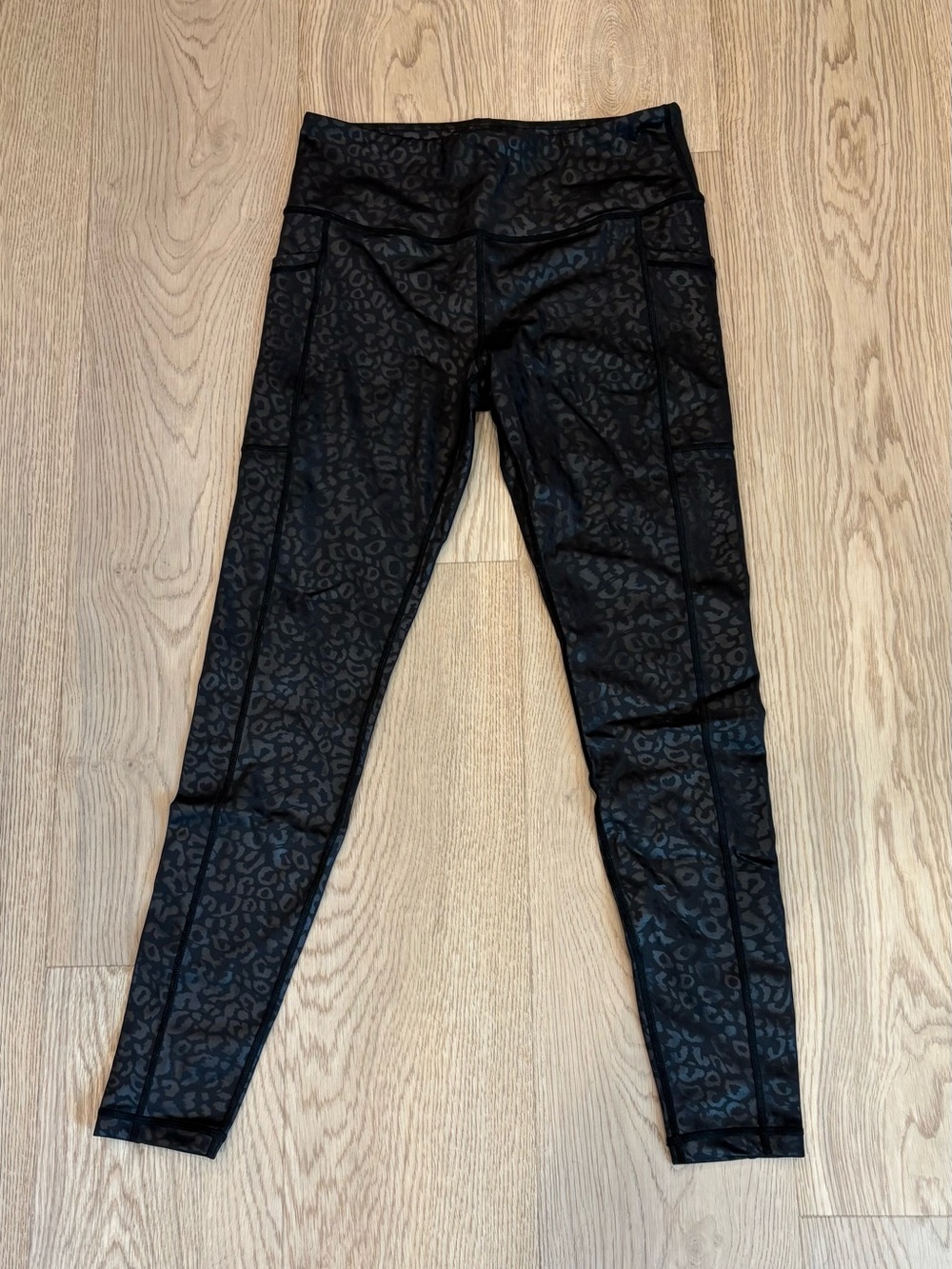 Constantly Varied Gear Black Leopard-Print High-Waist Leggings